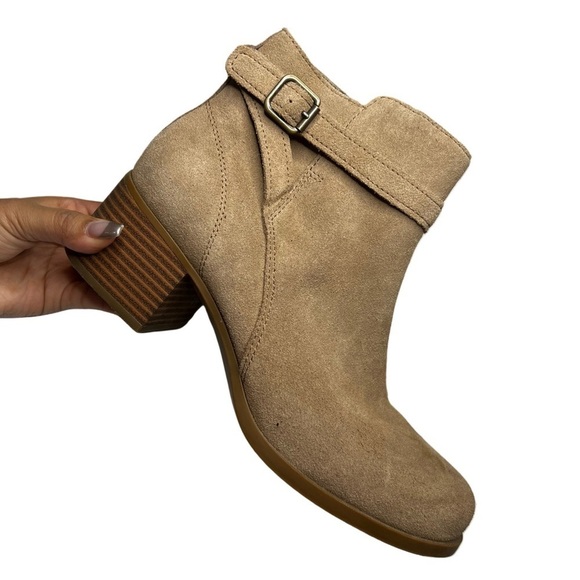 Koolaburra by UGG Erena Amphora Suede Heeled Ortholite Booties Women’s Size 8.5 - Picture 2 of 7